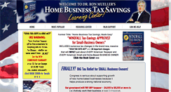 Desktop Screenshot of homebusinesstaxsavings.com